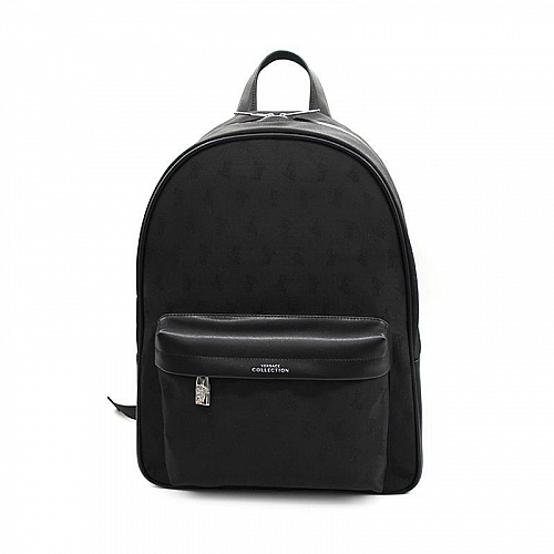 Versace large face pattern backpack